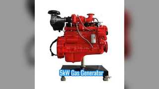 5kw ガス発電機 85-95% 効率 KGC80NS