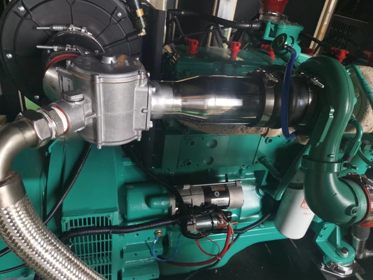 ガスのヒート ポンプのエアコンのために無声250KVA天燃ガスのCummins 200kwの発電機