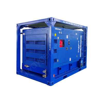 100kVA エンジン付き防爆船舶用発電機、ATEX Zone 2 & DNV 2.7-1 準拠