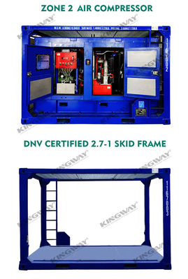 20FT DNV 2.7-1 石油油田用ガスのオフショアコンテナ 浮き台 スキッドスリング スタートシステム 24V DC 電動スタート