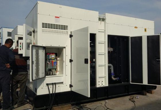 防音ディーゼル発電機セット エンジン CE ISO DNV 証明書 ディーゼル ジェネセット スライント