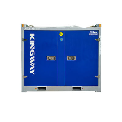60KVA 50HZ 60HZ ATEX 認証 ゾーン2 防爆ディーゼル発電機セット 静かな発電機セット