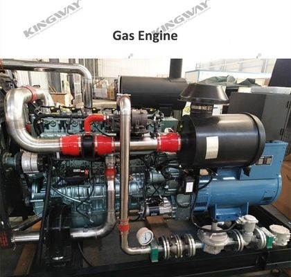 シングル3フェーズCE 50hz 1500rpm 60hz 1800rpm 水冷 100kw 天然ガスのバイオガスのガスエンジン LPG
