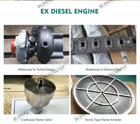 45kva 400v 50hz 3相4線 防爆ディーゼルエンジン DNV2.7-1 認証されたリフティングフレーム ATEX ゾーン2用ディーゼル発電機