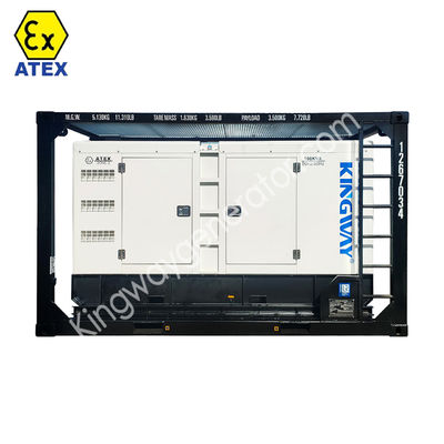 80KVA重用ATEXゾーン2オフショア発電機 DNV 2.7-1 スキッドに搭載