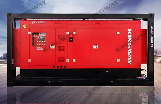 ATEXゾーンII 3相石油ガスフィールドディーゼル発電機セット 60KVA 防爆ディーゼル発電機フレーム統合機械