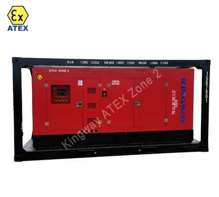 Kingway 260CFM ATEX, ROHS,BV,CE 認証ゾーン2 T3 防爆 ディーゼルエンジンの空気圧縮機