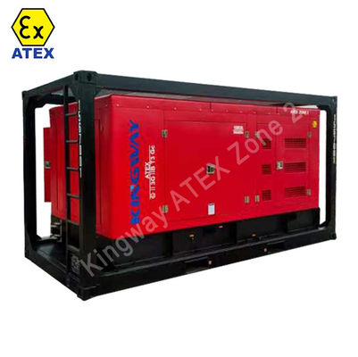 ATEX,375CFM ゾーン2 爆発防止型ディーゼルエンジン用空気圧縮機 DNV GL ST E271 認証されたリフティングフレーム