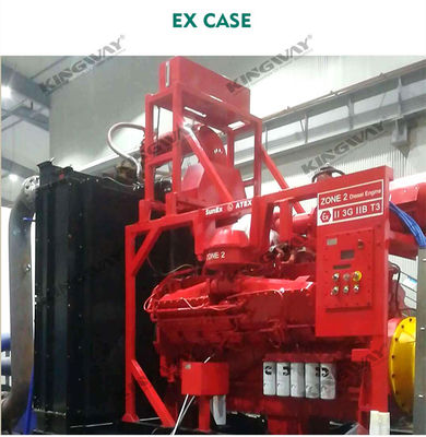 供給 300kva 400v 50hz 3相 4ワイヤ エクスプローフ ATEX ディーゼル発電機 ゾーン2