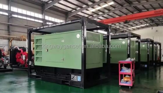 ディーゼルエンジン DNV 2.7-1 スキッドフレーム ATEX 認証 120kw 150kva 陸上・オフショアプラットフォーム ゾーン 2 空気圧縮機