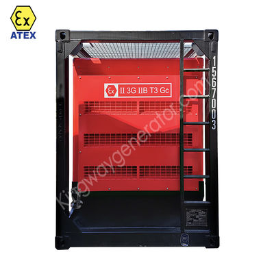 DNV2.7-1 スキッドフレームプラットフォーム ATEX認証 3相 800kw 1000kvaゾーン2 防爆ディーゼル発電機セット サービスエンジン