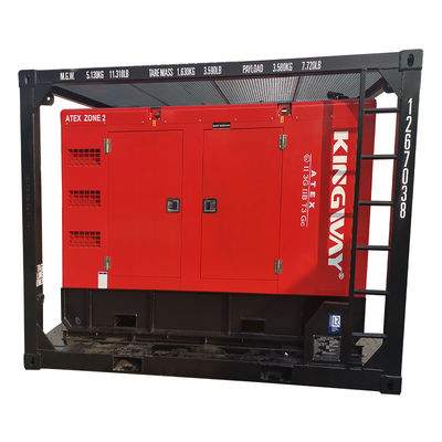 ATEX認証 3相 200kW 250kvaゾーン2 防爆ディーゼル発電機セット DNVGL 2.7-1 スキッドフレームプラットフォームサービスエンジン