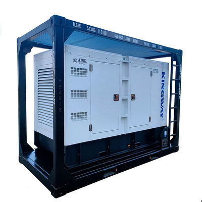 ATEX認証 3相 200kW 250kvaゾーン2 防爆ディーゼル発電機セット DNVGL 2.7-1 スキッドフレームプラットフォームサービスエンジン