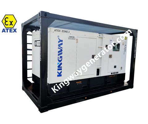 高品質の中国ディーゼルエンジンの 音が聞こえない 50KW 石油と鉱山のための 防爆発電機