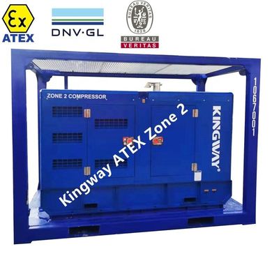 ATEX認証3相 DNVGL 2.7-1 スキッドフレーム 120kw 150kva 陸上オフショアプラットフォームゾーン2発電機
