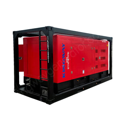 500KVA Kingway ATEX Zone 2 T3 Explosion Proof Silent Diesel Generator With DNV Certified Lifting Frame