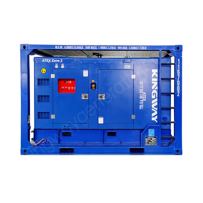 185CFM 6.9Bar 防爆 ATEX ゾーン 2 ディーゼル エンジン スララーエアコンプレッサー DNV2.7-1 リフティングフレーム