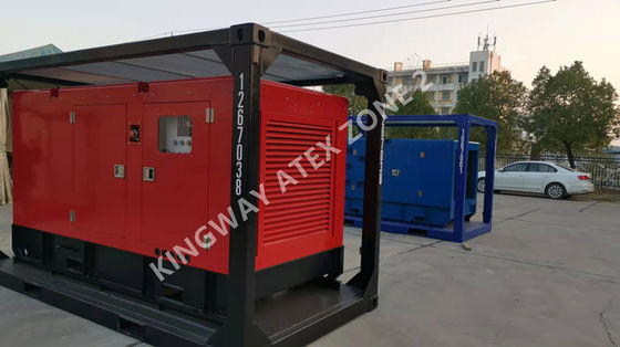150KVA ATEX Zone 2 T3 防爆ディーゼル発電機 DNV 吊り上げフレーム