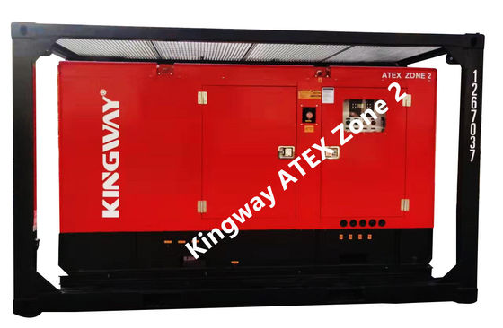 300KVA キングウェイ 防爆型 静音ディーゼル発電機 ATEXゾーン2機器