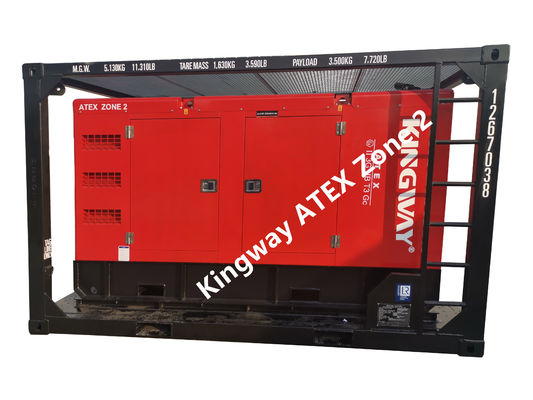150KVA ATEX Zone 2 T3 防爆ディーゼル発電機 DNV 吊り上げフレーム