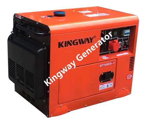 10KW無声小さい移動式天燃ガスの発電機セットの非常指揮権