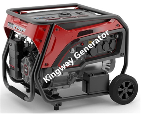 オレンジ色の携帯用発電機の無声発電機セット8KVA 12Hp
