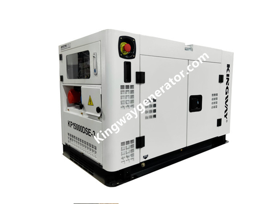 オレンジ色の携帯用発電機の無声発電機セット8KVA 12Hp