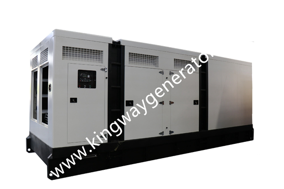 無声タイプ水によって冷却される発電機1500RPM 1000KVA 800KW Mitsubushiエンジン