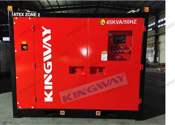 DNV 2.7-1 offshoreコンテナ付きATEXゾーン2認証100kVA船舶用防爆発電機セット